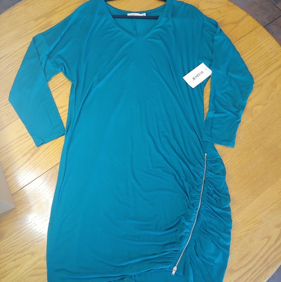 🖤NWT JustFab Dolman V Neck Dress 2X - Picture 2 of 2